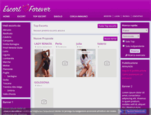 Tablet Screenshot of escortforever.com